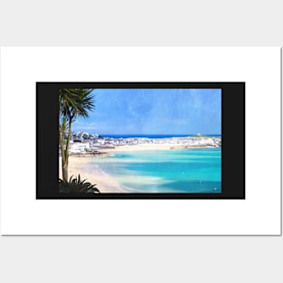 St Ives, Cornwall - Original art version 1 Posters and Art